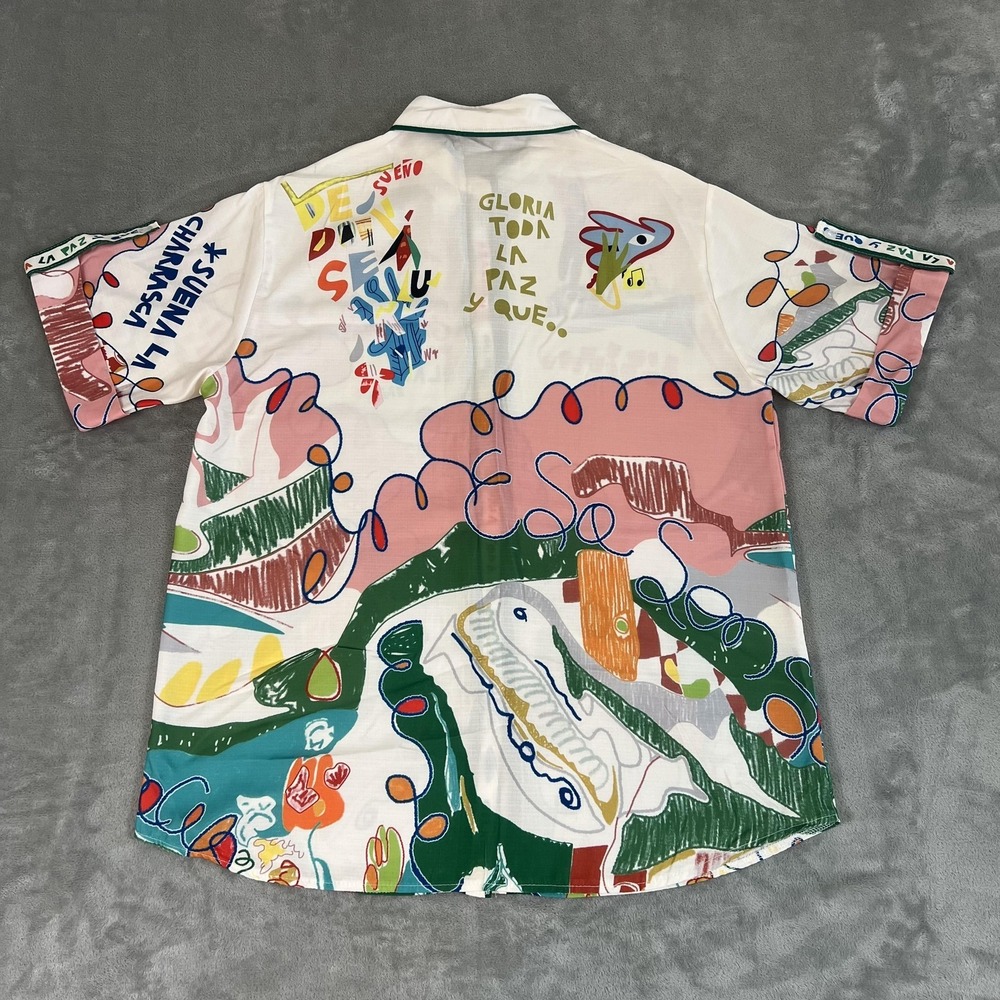 Alemais Nadia Shirt Women's AU 8 US 4 Multicolor Short Sleeve Button Up - Picture 2 of 7